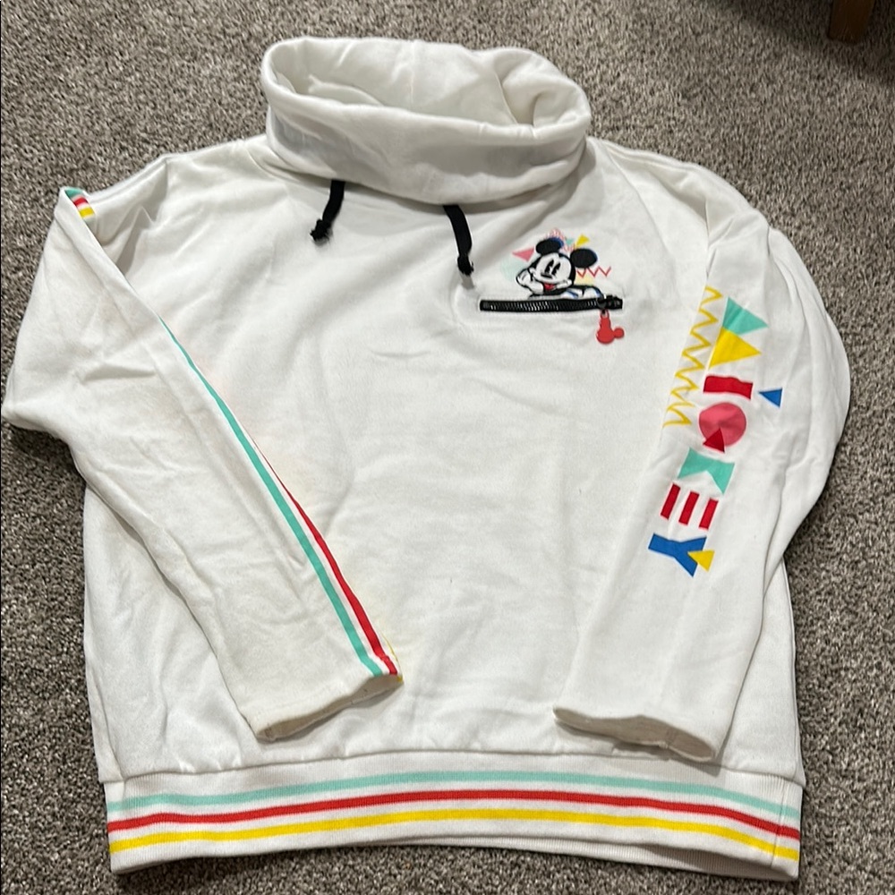 Disney White and Mint Hoodie